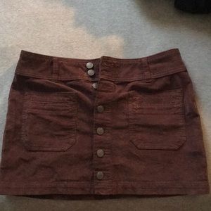 Free People Corduroy skirt